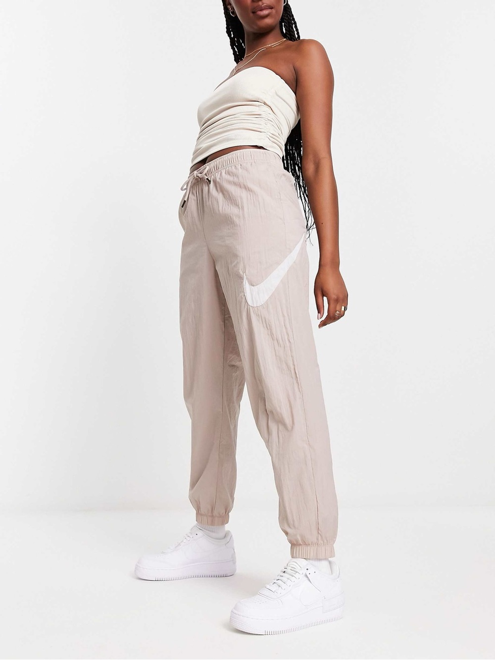 Nike Women’s Essentials Parachute Pink Jogger Track Pants Size Small